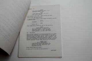 Tales from the Crypt 1989 TV Show Script Rare Unproduced Episode 6