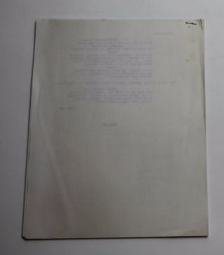 Tales from the Crypt 1989 TV Show Script Rare Unproduced Episode 9