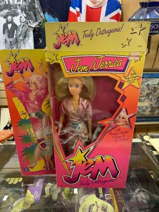 Vintage Jem & The Holograms Hasbro Jerrica 1985 Earrings Complete