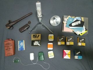 Vintage Minox Wetzlar Iii Spy Subminiature Camera / Light Meter / Film Germany