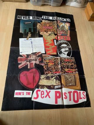 Sex Pistols Nmtb Punk Poster Vintage 70s