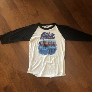 Vintage 1980 Bob Seger And The Silver Bullet Band Concert Tour T Shirt Deadstock