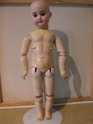 22 Inch Antique German Doll Am 3600 On Early Sonneberg Body