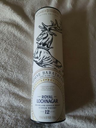 Game Of Thrones House Baratheon Royal Lochnagar 12 Rare Usa Edition