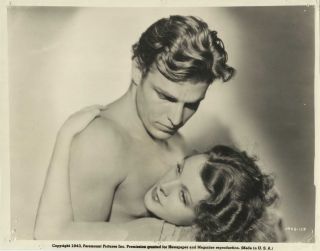 Frances Dee & Buster Crabbe In " King Of The Jungle " Vintage Photo 1933