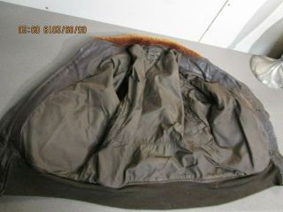 Vintage USN US Navy Leather Flight Jacket Type G - 1 size 44 2