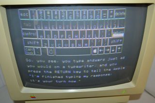 Vintage 1986 Applecolor Composite 13 " Monitor Only (conidition)