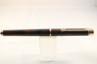 Vintage (c19881 - 81) Sheaffer Targa No.  1032 Tortoiseshell Medium Fountain Pen 3