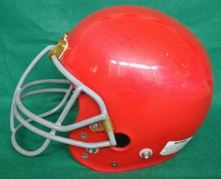 Vintage Maxpro Football Helmet Red With Gray Facemask