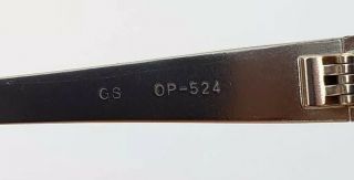Oliver Peoples OP - 524 Gold Satin W Brown Lens Rare Vintage Similar To OP - 523 7