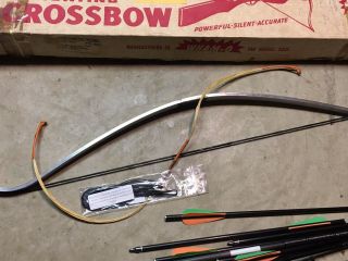 Vintage 1960 ' s WHAM - O Powermaster Crossbow w/Original Box & Accessories 2