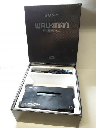 Vintage Sony Walkman Wm - D6 Professional Tape Player,  Box,  Needs Work