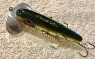 Rare Fishing Lure Fred Arbogast Precision Tuned Musky Jitterbug By Megabass Rare
