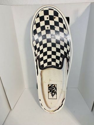 Santa Monica Skateboard Vans Checkerboard Slip On Deck Checkered Shoes Vintage