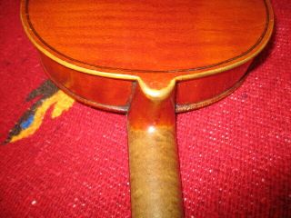 Rare Fine Old Antique 1910 Vintage German 4/4 Violin - Robust Tone 10