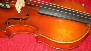 Rare Fine Old Antique 1910 Vintage German 4/4 Violin - Robust Tone 3