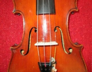Rare Fine Old Antique 1910 Vintage German 4/4 Violin - Robust Tone 5