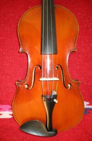 Rare Fine Old Antique 1910 Vintage German 4/4 Violin - Robust Tone 6