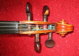 Rare Fine Old Antique 1910 Vintage German 4/4 Violin - Robust Tone 8