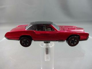 Vintage Hot Wheels Redline 1968 Custom El Dorado Rose Creamy Pink USA 2