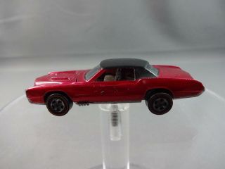 Vintage Hot Wheels Redline 1968 Custom El Dorado Rose Creamy Pink USA 4