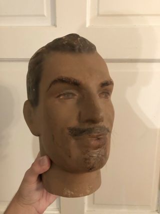 Vintage Male Mannequin Head