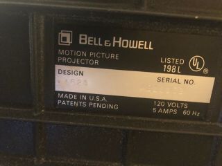Bell & Howell 1623 Multi - Motion 8MM 8 Movie Projector Vintage 8