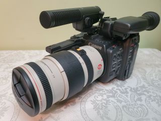 Vintage 1991 Canon Hi - 8 Lx - 100 8mm Video Camcorder W/bag,  W/big Zoom Lens