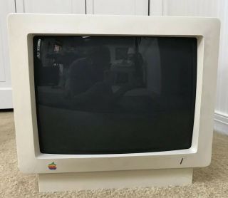 Vintage Apple Iic 2c A2m4043 Monitor Manufactured 1985