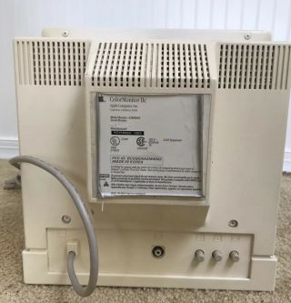 Vintage Apple IIc 2c A2M4043 Monitor Manufactured 1985 4