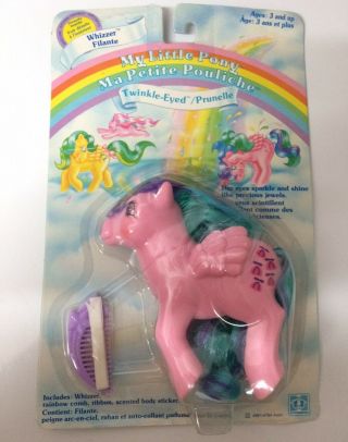 My Little Pony Twinkle Eyed Whizzer G1 Moc / Mip Mlp 1986 Hasbro Vintage Rare