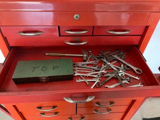 Vintage Proto rolling Tool Chest Toolbox 10