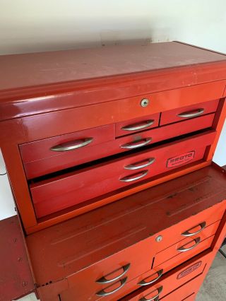 Vintage Proto rolling Tool Chest Toolbox 3