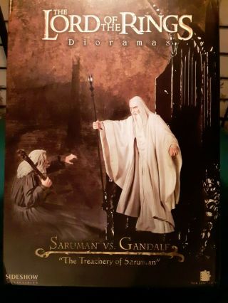 Lord Of The Rings " Saruman Vs Gandalf The Treachery Of Saruman " & Rare
