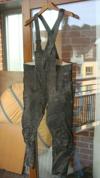 Vintage S Lewis Leathers Trousers Jeans Dungarees Overalls Very Old Bib Braces