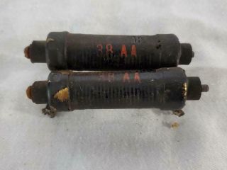 Western Electric Type 38 Resistors Vintage 1920s Set Of Matching 2