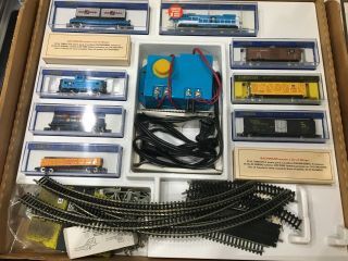 Vintage Bachmann N Gauge Train Set,  8 Cars,  Complete With Paper Work