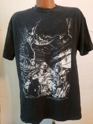 Vintage Aliens Dark Horse Comics T - Shirt Single Stitch Men 
