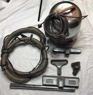 Rainbow Rexair D2 Vintage Canister Vacuum & Attachments But Flawed