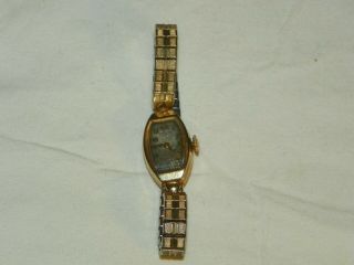 Ladies Vintage Hamilton Wrist Watch 17 Jewels 14k