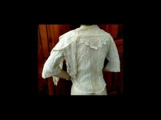 Antique Victorian/edwardian French Net Lace Blouse