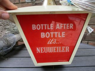Vintage Neuweiler Beer Sign Light 8
