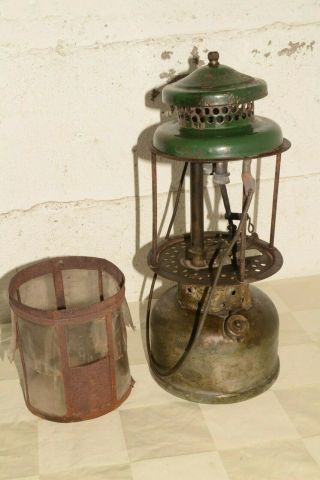 Rare 1920s Vintage Coleman Camp Lantern 220 Slant Parts/restore Mica Globe 1929