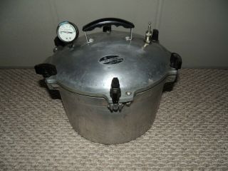 Vintage All American Pressure Cooker No 7 Heavy Aluminum