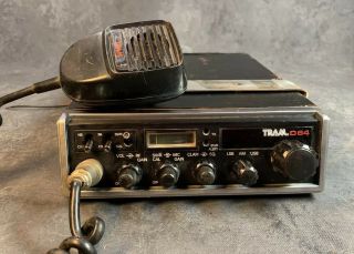 Vintage Tram D64 Cb Radio & Mic Rare Made In Japan