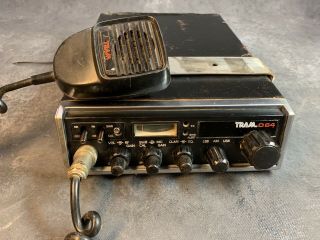 Vintage TRAM D64 CB Radio & Mic Rare Made In Japan 2