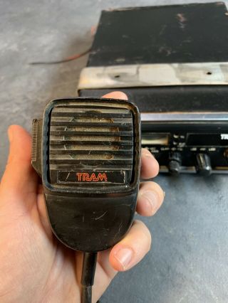 Vintage TRAM D64 CB Radio & Mic Rare Made In Japan 3