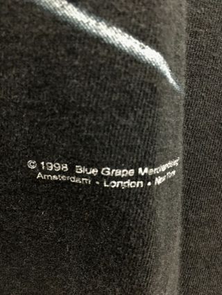 Vintage 1998 90 ' s Rammstein Set in Sucht Concert Tour Blue Grape T Shirt Large 5