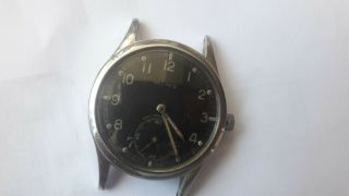 Rare Mimo Military Watch Dh Dienstuhr Girard Perregaux As1130 Wwii Ww2 34,  5mm