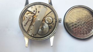 RARE MIMO MILITARY WATCH DH DIENSTUHR GIRARD PERREGAUX AS1130 WWII WW2 34,  5mm 5